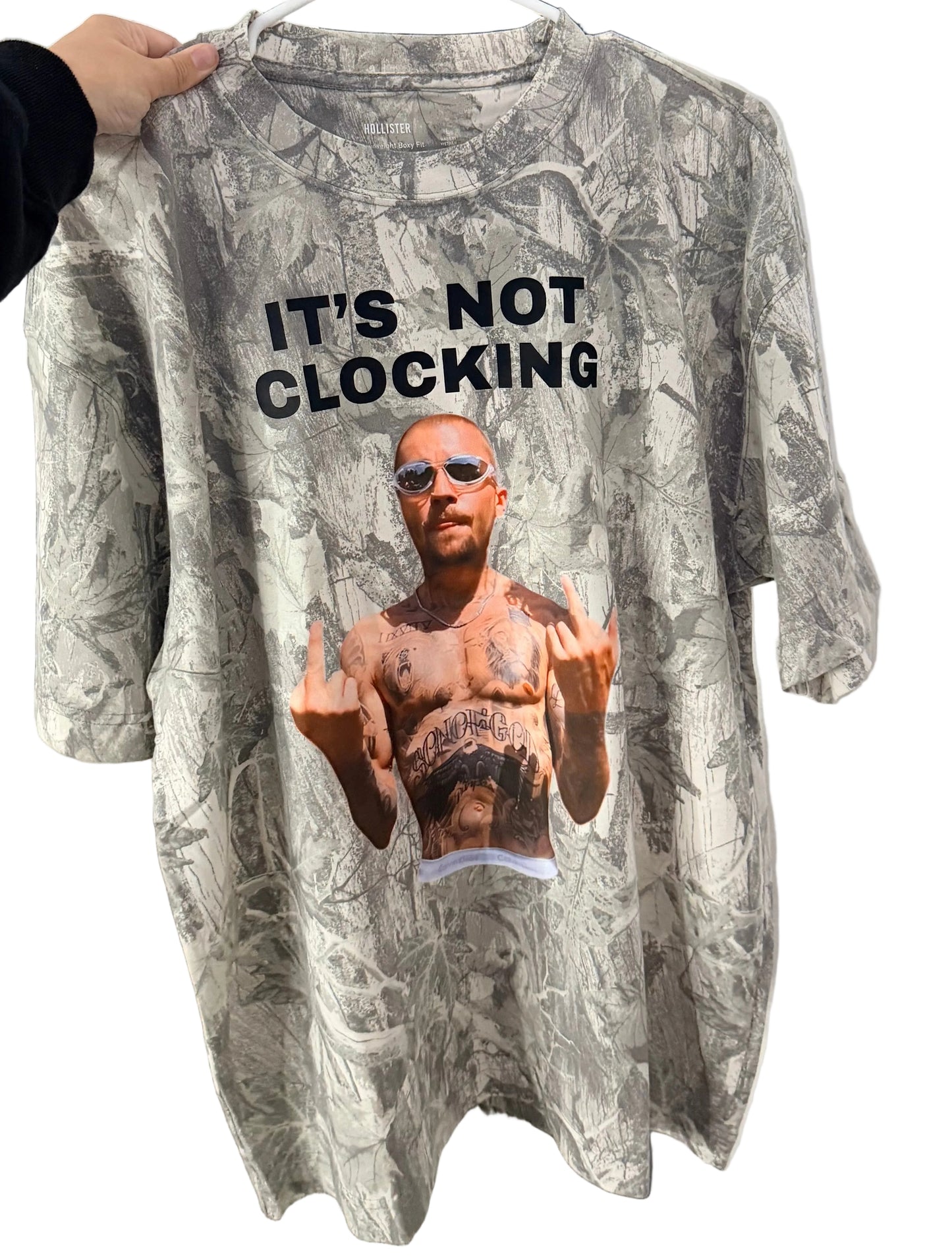 Justin Bieber Its Not Clocking Oversized Tee